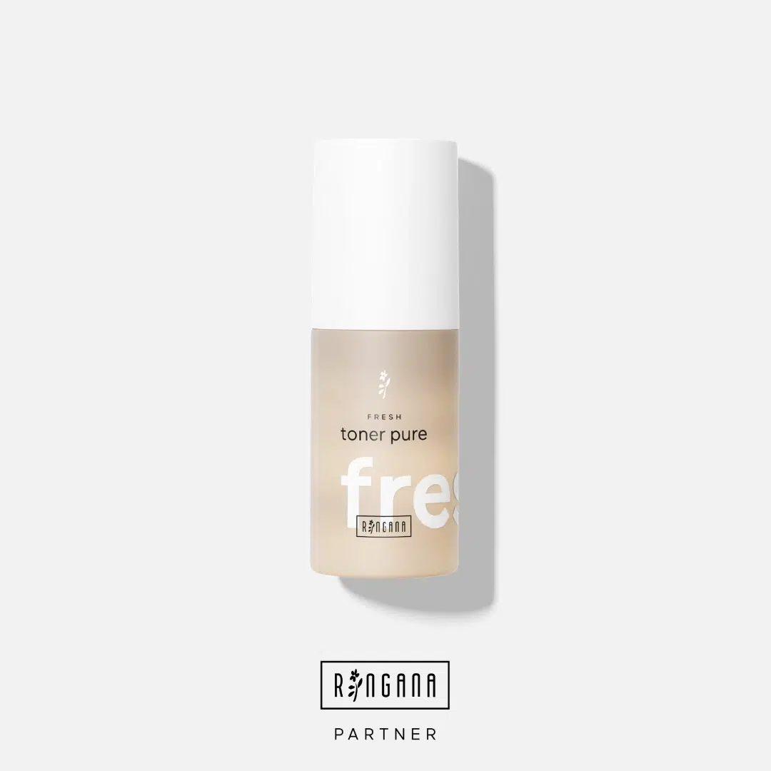 RINGANA FRESH toner pure ist ein klärender, alkoholfreier Toner für Mischhaut sowie ölige und zu Unreinheiten neigende Haut.
