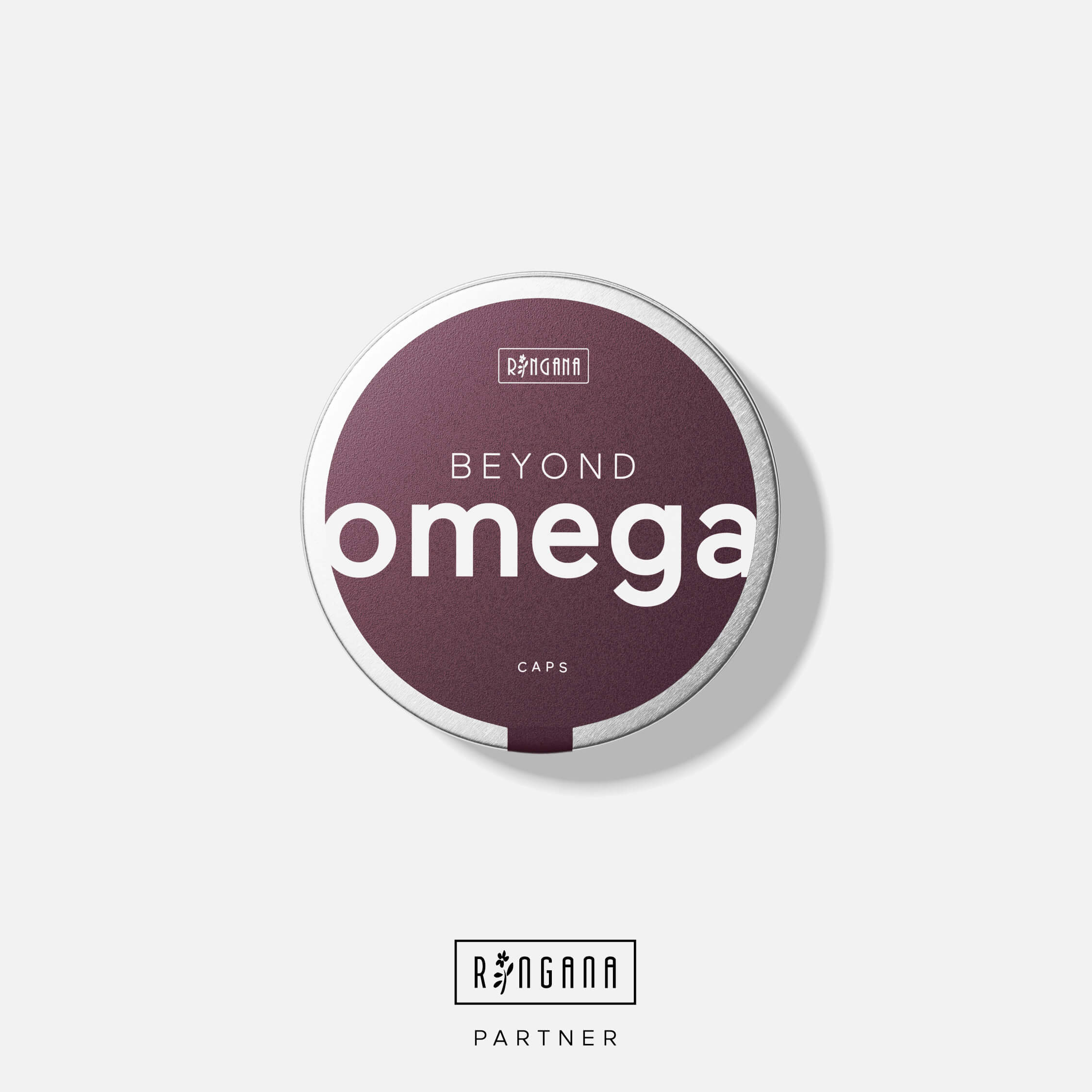 RINGANA Caps beyond omega mit hochwertigen veganen Omega-3-Fettsäuren aus der Mikroalgen.