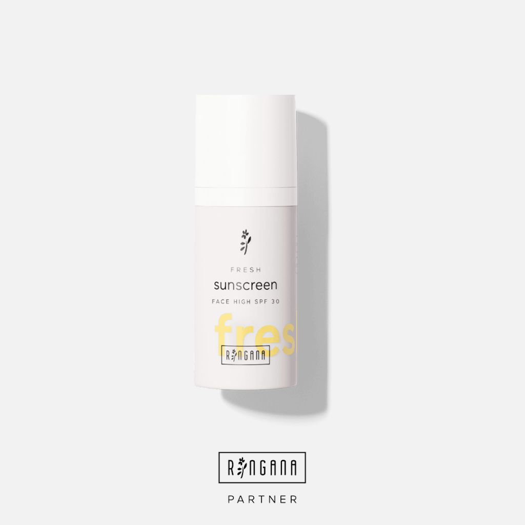 RINGANA Sonnencreme für das Geischt mit LSF 30 und den besten Wirkstoffen aus der Natur.