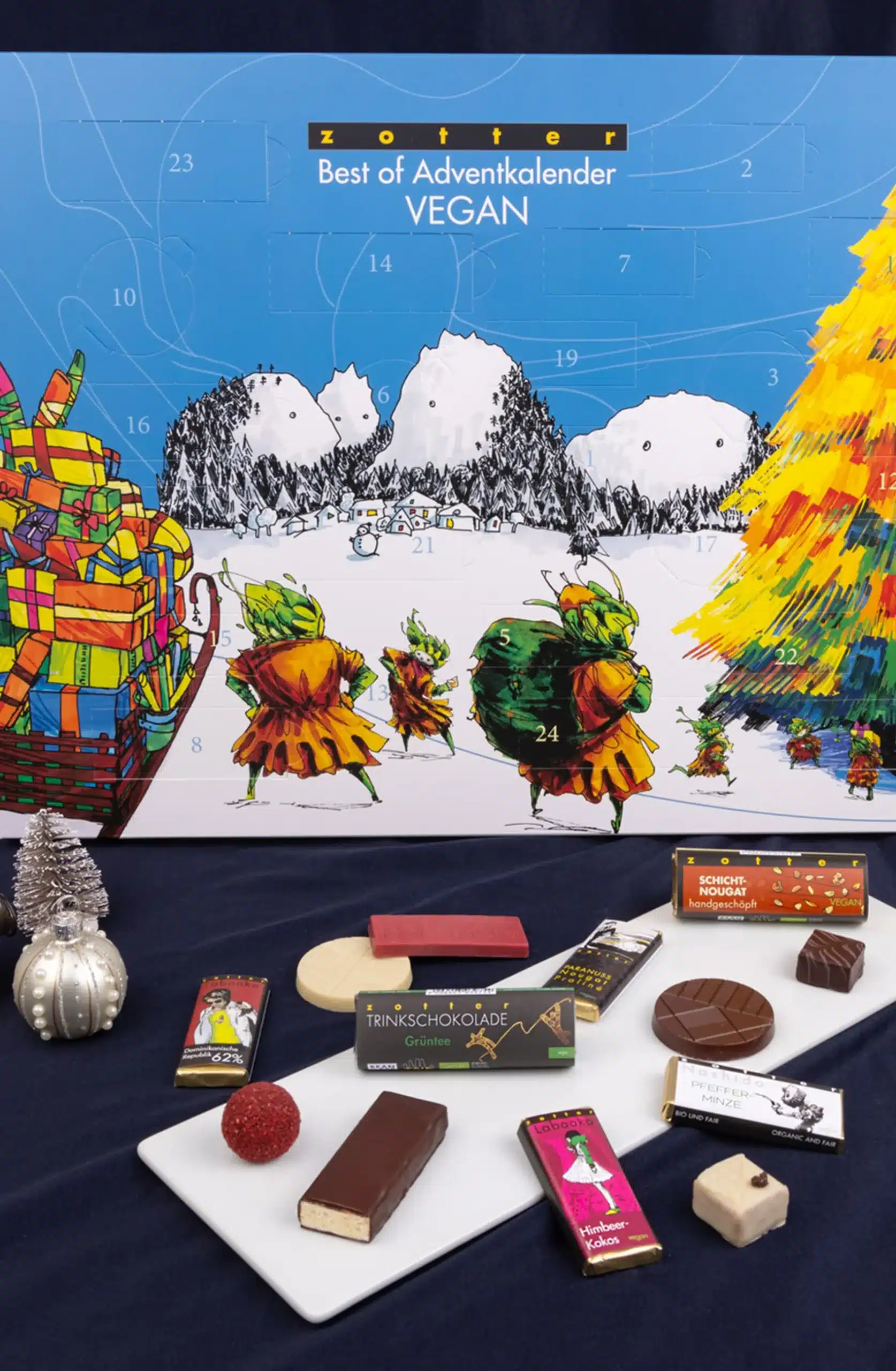 Veganer Adventkalender von Zotter